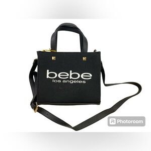 BEBE Rian Canvas Mini Satchel